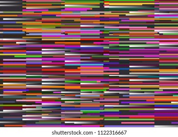 Glitch background, glitch banner, digital noise. Stock vector