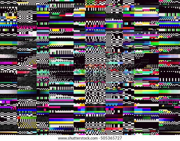 明るい背景 コンピュータ画面のエラー デジタル ピクセル ノイズの抽象デザイン ビデオゲームエラー テレビ信号が失敗する データの減衰 技術的な問題のグランジ壁紙 のベクター画像素材 ロイヤリティフリー