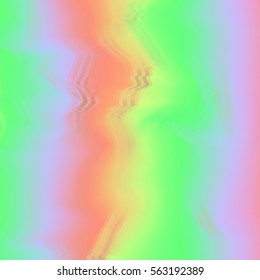 Glitch background with glowing blurred colors flow