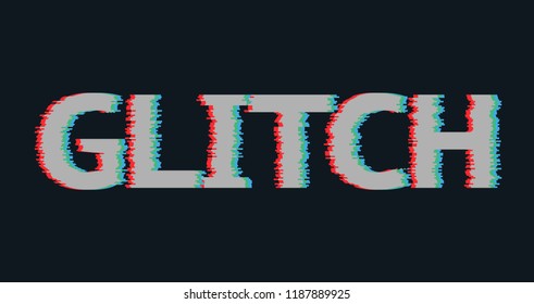 Glitch background unique design abstract digital pixel noise error video damage vector illustration. No signal screen poster distortion noise texture.