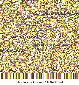 Glitch background unique design abstract digital pixel noise error video damage vector illustration. No signal screen poster distortion noise texture.