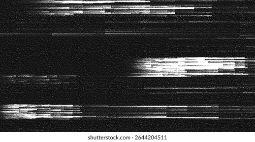 Glitch background. VHS grunge texture with noise effect and pixelation. Analog video digital errors. Retro pixel backdrop. Vector illustration.