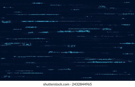 Glitch bitmap background. Abstract pixel noise effect. Halftone grunge texture. Vector illustration.