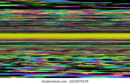 Effet de caméra scintillant. Arrière-plan VHS rétro. Vieille template de Vidéo. Pas de signal. Bruit de télévision statique, mauvais signal de télévision. Illustration vectorielle.