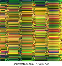 Glitch Colorful abstract background for your designs. Chaos aesthetics of signal error. Digital decay Vector