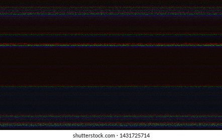 Glitch digital color pixel noise. Background of the damaged error television image. Vector illustration.