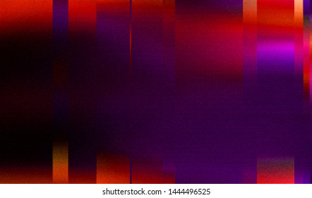 Glitch digital color pixel noise. VHS corrupted signal. Background of the damaged error television image. Vector illustration.