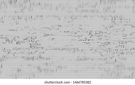 Glitch digital color pixel noise. VHS corrupted signal. Background of the damaged error television image. Vector illustration.