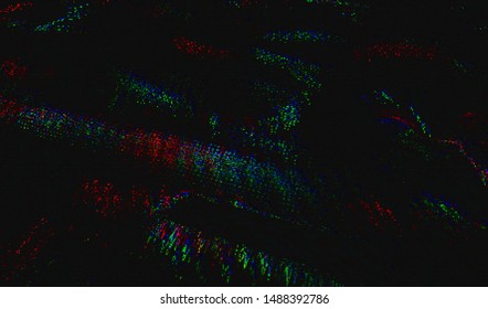 Glitch digital color pixel noise. VHS corrupted signal. Background of the damaged error television image. Vector illustration.