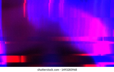 Glitch digital color pixel noise. VHS corrupted signal. Background of the damaged error television image. Vector illustration.