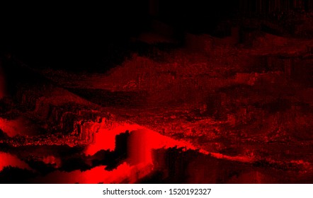 Glitch digital color pixel noise. VHS corrupted signal. Background of the damaged error television image. Vector illustration.