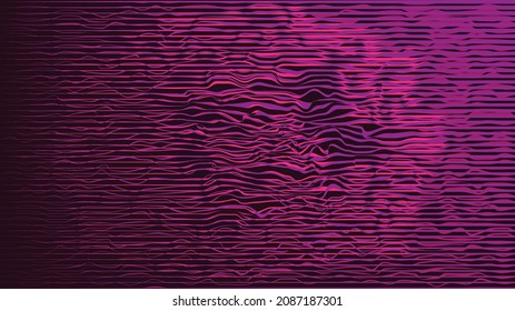 Glitzverzerrter geometrischer Hintergrund . Modernes Kunstdesign. Das Geräusch zerstörte glitzerndes Poster. Trendy Error Hintergrund mit Speed Pfeilen . Glitzte Grafiken .Broken-Effekt .Vektorgrafik 