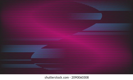Glitch distorted geometric background . Modern art design . Noise destroyed glitched poster . Trendy defect error background with speed lines . Glitched artwork  .Broken effect .vector 