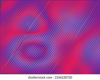 Glitch distorted geometric background . Modern art design . Noise destroyed glitched poster . Trendy defect error background with speed arrows . Glitched artwork  .Broken effect .vector 