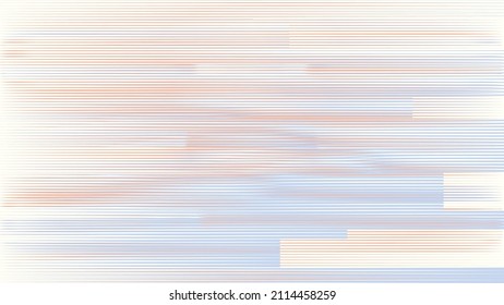 Glitch distorted geometric background . Modern art design . Noise destroyed glitched poster . Trendy defect error background with speed lines . Glitched artwork  .Hologram effect .vector 