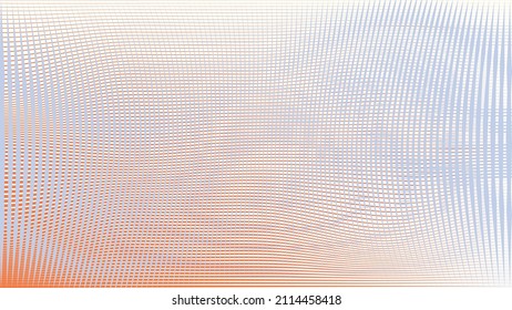 Glitch distorted geometric background . Modern art design . Noise destroyed glitched poster . Trendy defect error background with speed lines . Glitched artwork  .Hologram effect .vector 