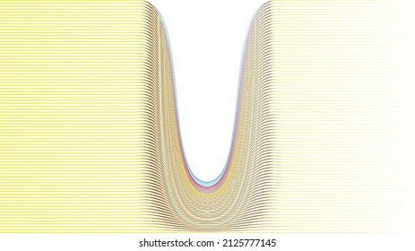 Fondo geométrico distorsionado de brillo . Diseño de arte moderno. Afiche con brillo de ruido destruido. Fondo de error de defecto de moda con líneas de velocidad . Dibujo brillante .Holograma efecto .vector 