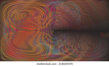 Glitch distorted geometric background . Modern art design . Noise destroyed glitched poster . Trendy defect error background with speed lines . Glitched artwork  .Hologram effect .vector 