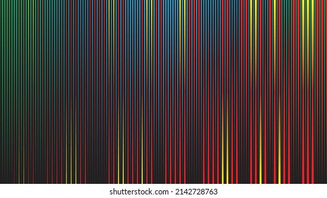 Fondo geométrico distorsionado de brillo . Diseño de arte moderno. Afiche con brillo de ruido destruido. Fondo de error de defecto de moda con líneas de velocidad . Dibujo brillante .Holograma efecto .vector 
