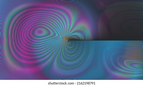 Fondo geométrico distorsionado de brillo . Diseño de arte moderno. Afiche con brillo de ruido destruido. Fondo de error de defecto de moda con líneas de velocidad efecto .Glitch .vector 