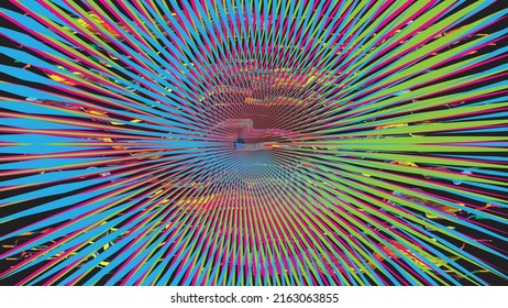 Glitch distorted geometric background . Modern art design . Noise destroyed glitched poster . Trendy defect error background with speed lines  .Glitch effect .vector 