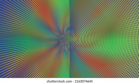 Glitzverzerrter geometrischer Hintergrund . Modernes Kunstdesign. Das Geräusch zerstörte glitzerndes Poster. Trendy defehler Hintergrund mit Geschwindigkeitslinien .Glitch-Effekt .Vektorgrafik 