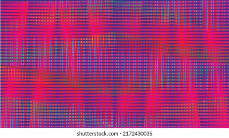 Glitzverzerrter geometrischer Hintergrund . Modernes Kunstdesign. Das Geräusch zerstörte glitzerndes Poster. Trendy Error Hintergrund mit Geschwindigkeitslinien . Glitzte Kunstwerke .Hologramm-Effekt.Vektorgrafik 