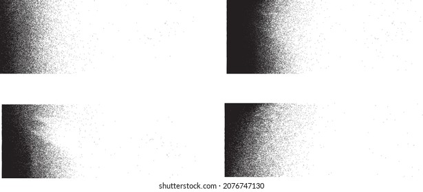 Glitch verzerrte geometrische Form . Minimales Kunstdesign . Geräuschstreuungsrechteck
 Logo . Trendy Defaultformen . Glitzter Rahmen .Spray-Effekt .Grunge Textur . Distressives Element .Vektor 