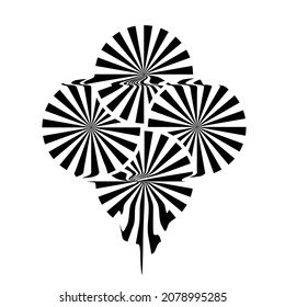 Glitch distorted geometric shape . Minimal art design . Noise destroyed  logo . Trendy defect error shapes . Glitched effect .vector 