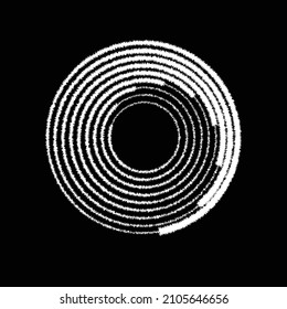 Glitch distorted geometric shape . Minimal art design . Destroyed melting logo . Trendy defect error shapes . Glitched design element .Broken effect .vector 