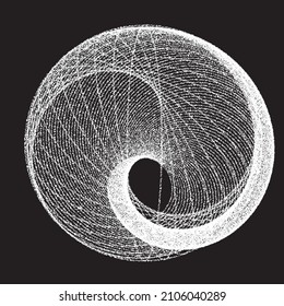 Forma geométrica distorsionada por destello. Diseño de arte mínimo. Logo de bordes rotos destruidos. Formas de error de defecto de moda . Elemento de diseño brillante .Efecto roto 