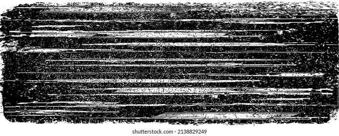 Glitch distorted geometric shape . Noise destroyed logo . Trendy defect error shapes . Glitched frame .Grunge textured . Distressed effect .Vector shapes with a halftone dots screen print texture.