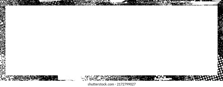 Glitch distorted geometric shape . Noise destroyed logo . Trendy defect error shapes . Glitched frame .Grunge textured . Distressed effect .Vector shapes with a halftone dots screen print texture.
