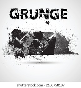 Forma geométrica distorsionada por destello. El ruido destruyó el fondo. Textura superpuesta de defectos de moda. Collage brillante. Grunge texturado. Efecto perturbado .Formas vectoras con textura de impresión de pantalla de rayas.

