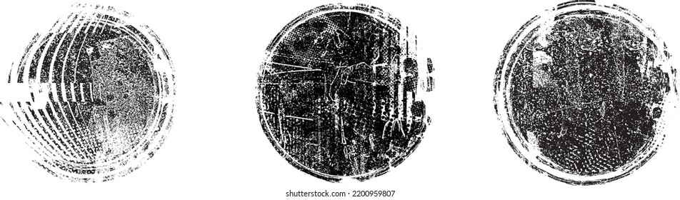 Forma geométrica distorsionada por destello. Logo destruido por ruido. Formas de error de defecto de moda . Marco brillante. Grunge texturado. Efecto perturbado .Formas vectoras con una textura de impresión de pantalla de puntos de medio tono.