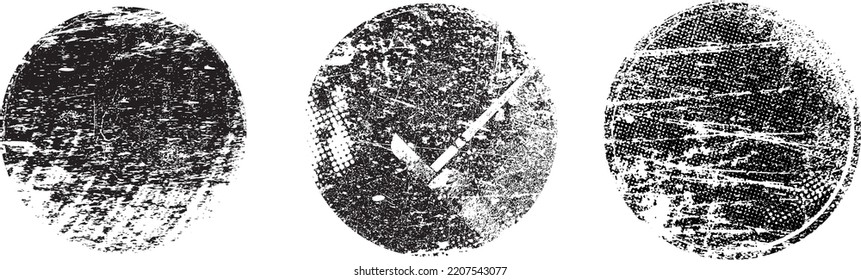 Glitch distorted geometric shape . Noise destroyed logo . Trendy defect error shapes . Glitched frame .Grunge textured . Distressed effect .Vector shapes with a halftone dots screen print texture.