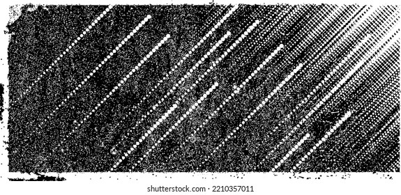 Glitch verzerrte geometrische Form . Rauschen zerstört Logo. Trendy Defaultformen . Glitched frame .Grunge strukturiert. Distressed effect .Vector formt mit einer Siebdrucktextur mit Halbton-Punkten.