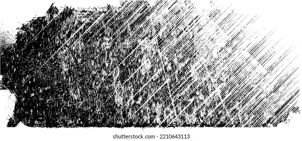 Glitch distorted geometric shape . Noise destroyed logo . Trendy defect error shapes . Glitched frame .Grunge textured . Distressed effect .Vector shapes with a halftone dots screen print texture.