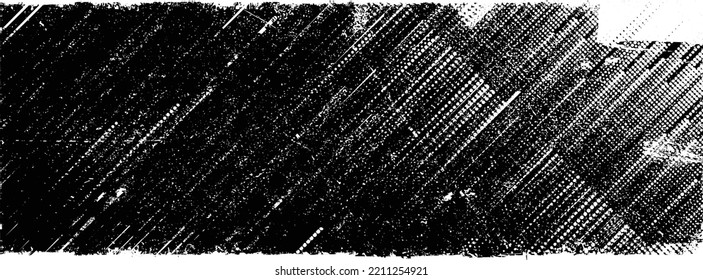 Glitch distorted geometric shape . Noise destroyed logo . Defect error shapes  .Grunge textured . Distressed effect .Vector shapes with a diagonal speed lines . Halftone dots screen print texture.