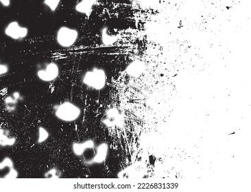 Glitch distorted geometric shape . Noise destroyed logo . Trendy defect error shapes . Glitched frame .Grunge textured . Distressed effect .Vector shapes with a halftone dots screen print texture.