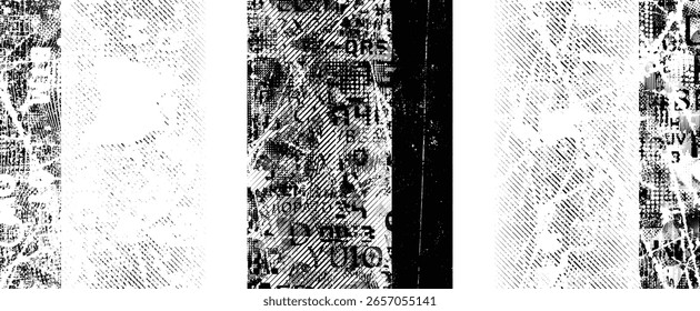 Glitch distorsionado forma geométrica . Logotipo destruido por el ruido . Cartel de moda cyber punk . Glitched marco .Grunge texturizado . Efecto afligido. Formas de Vector con una textura de impresión de pantalla de puntos de medio tono. 