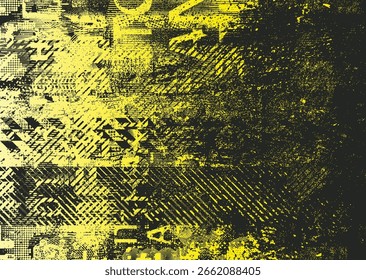 Forma geométrica distorcida por falha . Logotipo destruído pelo ruído . Cartaz de cyber punk da moda . Quadro com falha .Grunge texturizado . Efeito angustiado .Vetor formas com um meio-tom pontos tela imprimir textura.