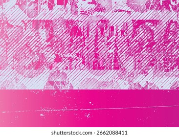 Glitch distorted geometric shape . Noise destroyed logo . Trendy cyber punk poster . Glitched frame .Grunge textured . Distressed effect .Vector shapes with a halftone dots screen print texture.
