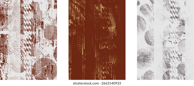 Forma geométrica distorcida por falha . Logotipo destruído pelo ruído . Cartaz de cyber punk da moda . Quadro com falha .Grunge texturizado . Efeito angustiado .Vetor formas com um meio-tom pontos tela imprimir textura.