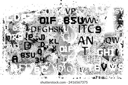 Glitch distorted grange shape . Noise grungy logo . Trendy defect error shapes . Glitched frame .Grunge textured . Distressed effect .Vector shapes