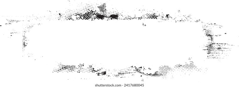 Glitch verzerrte Form des Körners. Lärm grundiger Rahmen. Trendy Defaultformen . Glitched frame .Grunge strukturiert. Distanzeffekt .Vektorformen