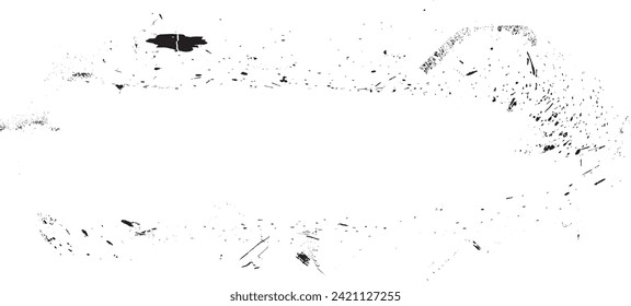 Glitch verzerrte Form des Körners. Lärm grundiger Rahmen. Trendy Defaultformen . Glitched frame .Grunge strukturiert. Distanzeffekt .Vektorformen