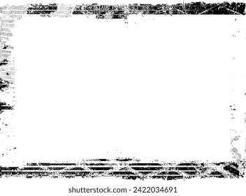 Glitch verzerrte Form des Körners. Lärm grundiger Rahmen. Trendy Defaultformen . Glitched frame .Grunge strukturiert. Distanzeffekt .Vektorformen