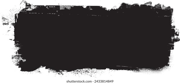 Glitch verzerrte Grange-Form. Noise Grungy Logo . Trendige Fehlerformen. Glitched frame .Grunge strukturiert. Distressed-Effekt. Vektor-Shapes