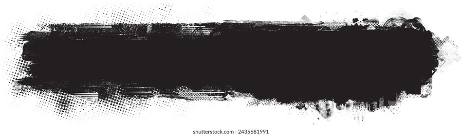 Glitch verzerrte Grange-Form. Noise Grungy Logo . Trendige Fehlerformen. Glitched frame .Grunge strukturiert. Distressed-Effekt. Vektor-Shapes